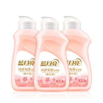 蓝月亮 内衣洗衣液 男女通用生理期专用去血渍 柔润樱花 【旅行装】80g*3瓶白衣更白彩衣更艳 蓝月亮 内衣洗衣液 男女通用生理期专用去血渍 柔润樱花 【旅行装】80g*3瓶白衣更白彩衣更艳