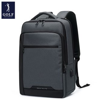 高尔夫GOLF 背包男士大容量15.6英寸电脑双肩包防泼水学生书包外置USB接口商务休闲旅行包D033816