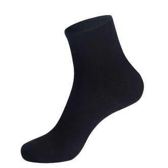 南极人 男士素色抗菌中筒袜 黑色10双装