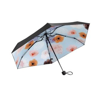 蕉下 折叠防紫外线雨伞遮阳伞迷你五折黑胶伞 绾青