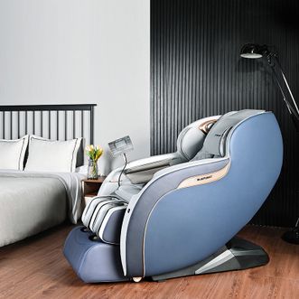 蓝宝(BLAUPUNKT)全身按摩椅家用全身豪华太空舱 全自动多功能沙发椅 BP-E300轻奢蓝