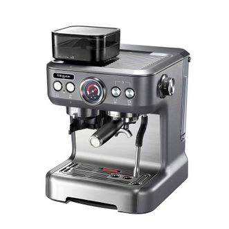 东菱Donlim DL-5700P 家用半自动研磨一体蒸汽打奶泡咖啡机