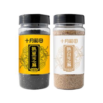 十月稻田  黑白芝麻组合400g(200g*2) 十月稻田  黑白芝麻组合400g(200g*2)