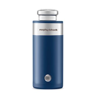 摩飞电器（Morphyrichards）取暖器便携式保温杯暖手宝迷你usb充电时尚水杯MR6000轻奢蓝