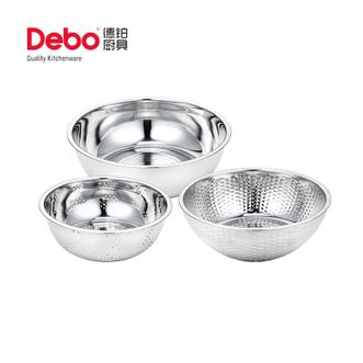 德铂(Debo)克林斯顿 洗米筛 洗菜盆 过滤盆 24+26+28cm套装盆 DEP-01 德铂(Debo)克林斯顿 洗米筛 洗菜盆 过滤盆 24+26+28cm套装盆 DEP-01
