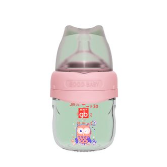 好孩子 婴儿奶瓶 新生婴儿0-6个月玻璃储奶瓶 宽口径防胀气