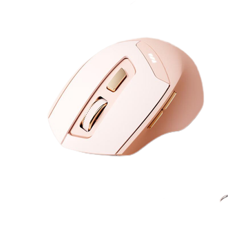 英菲克(INPHIC)DR8无线蓝牙鼠标可充电式办公轻音便携人体工学双模三模笔记本电脑ipad通用奶茶色
