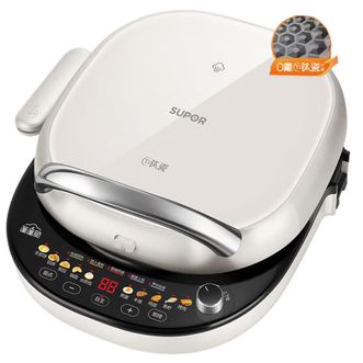 苏泊尔(SUPOR) 0氟钛瓷电饼铛双面加热可拆蒸汽多功能电煎锅JD30RQ13 苏泊尔(SUPOR) 0氟钛瓷电饼铛双面加热可拆蒸汽多功能电煎锅JD30RQ13