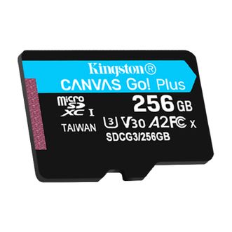 金士顿(Kingston) 256GB TF(MicroSD) U3 V30 A2 4K 极速版存储卡/switch内存卡 读速 170MB/s 写速90MB/s