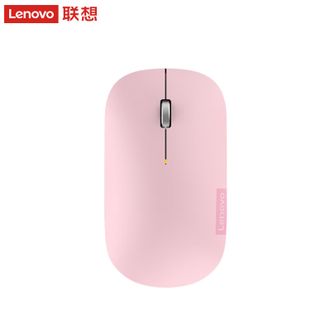 联想/Lenovo  无线鼠标轻音鼠标 Air Handle轻音无线鼠标 便携办公鼠标 樱花粉