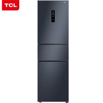 TCL 260升 一级双变频风冷无霜电冰箱 三门三温区 AAT养鲜 节能静音（烟墨蓝）BCD-260TWEPZA50
