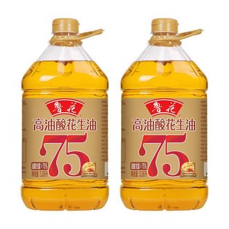 鲁花 食用油 5S压榨 高油酸花生油 油酸含量大于75% 3.06L*2桶 鲁花 食用油 5S压榨 高油酸花生油 油酸含量大于75% 3.06L*2桶