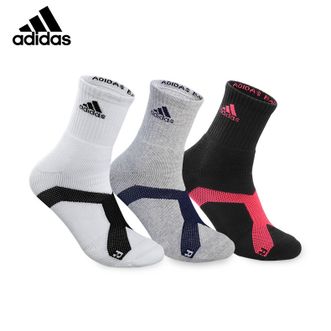 阿迪达斯adidas 袜子 运动袜 跑步健身 高尔夫羽毛球袜毛巾底休闲棉袜男女袜中筒袜