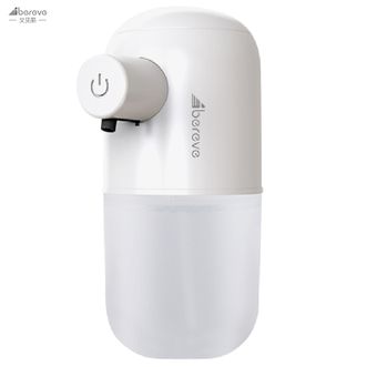 艾贝丽Abereve自动感应皂液器洗手液机家用清洁机感应出泡ABL-XS01白色