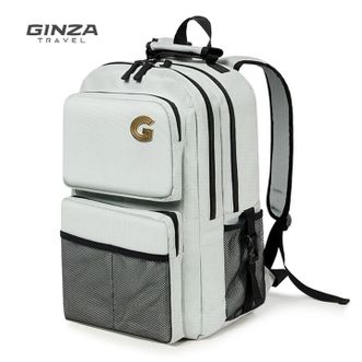 银座  双肩包新款男女背包初高中大学生书包男韩版男士大容量 灰色 超大容量可装17寸电脑 银座  双肩包新款男女背包初高中大学生书包男韩版男士大容量 灰色 超大容量可装17寸电脑