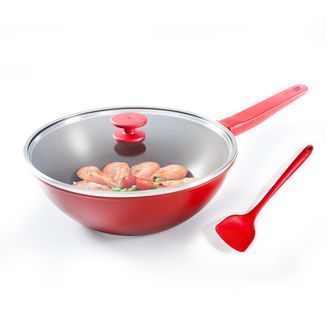 双立人(ZWILLING) NOW 30cm石榴不粘炒锅套装 65521-300-922 双立人(ZWILLING) NOW 30cm石榴不粘炒锅套装 65521-300-922
