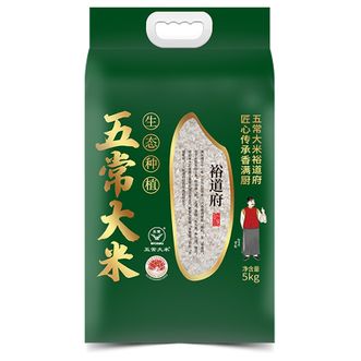 裕道府 原粮稻花香2号东北大米五常大米生态种植（双层） 5kg
