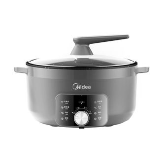 美的/Midea 6L电火锅家用多功能锅电煮锅 10cm加深锅DHE3008T 美的/Midea 6L电火锅家用多功能锅电煮锅 10cm加深锅DHE3008T