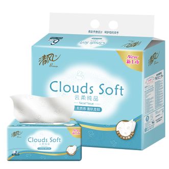 清风 抽纸云柔3层100抽*6包亲肤无刺激压花卫生纸巾餐巾纸可湿水 清风 抽纸云柔3层100抽*6包亲肤无刺激压花卫生纸巾餐巾纸可湿水