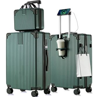 十字行家/KINGSGEAR 24寸大容量子母拉杆箱套装 1808(手提箱*1+拉杆箱*1) 十字行家/KINGSGEAR 24寸大容量子母拉杆箱套装 1808(手提箱*1+拉杆箱*1)