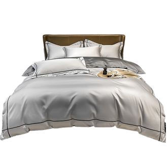 彩羊(Fazeya) 60S奢品长绒棉四件套 云灰 1.5m床 和 1.8m床通用 彩羊(Fazeya) 60S奢品长绒棉四件套 云灰 1.5m床 和 1.8m床通用