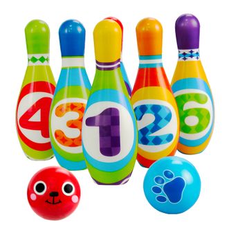 婴侍卫（BBG+）  儿童PU保龄球套装 数字认知休闲玩具BB406
