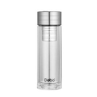 德铂（Debo）  伯格曼斯泡茶杯茶水分离磁吸力水杯大容量耐高温便携杯磁吸杯