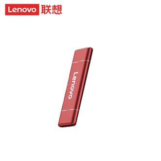 联想（Lenovo)256GB移动硬盘固态（PSSD）Type-cUSB3.1双接口ZX1Pro系列红色