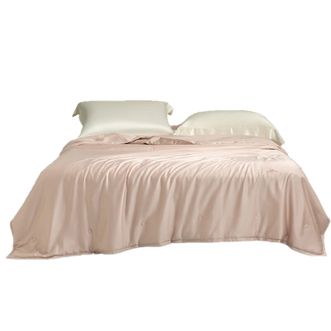 彩羊(Fazeya)  朴色山茧亚麻蚕丝夏被 朴色山茧亚麻蚕丝 浅棠粉 200x230cm 彩羊(Fazeya)  朴色山茧亚麻蚕丝夏被 朴色山茧亚麻蚕丝 浅棠粉 200x230cm