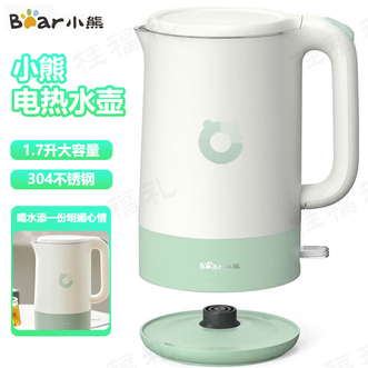 小熊/Bear 电热水壶 煮水洁净无异味双层防烫壶身开水壶烧水壶电水壶 小熊/Bear 电热水壶 煮水洁净无异味双层防烫壶身开水壶烧水壶电水壶