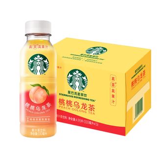 星巴克(Starbucks) 星茶饮 桃桃乌龙茶 330ml*15入装 果汁茶饮料 星巴克(Starbucks) 星茶饮 桃桃乌龙茶 330ml*15入装 果汁茶饮料