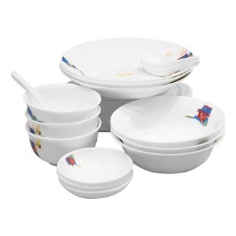 VISIONS  Corelle Brands碗碟套装餐具盛世鸣和餐具15件套 CB-BSSM15/KZ/LS VISIONS  Corelle Brands碗碟套装餐具盛世鸣和餐具15件套 CB-BSSM15/KZ/LS