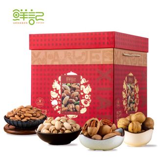 鲜记/xianjee 全球臻选礼坚果炒货年货佳品(12袋装)2.28kg/盒 鲜记/xianjee 全球臻选礼坚果炒货年货佳品(12袋装)2.28kg/盒