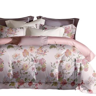 芳恩/faunen  100支长绒棉印花 80支长绒棉绣花双面用四件套  FN-Z8066 朝花夕拾-黄 芳恩/faunen  100支长绒棉印花 80支长绒棉绣花双面用四件套  FN-Z8066 朝花夕拾-黄