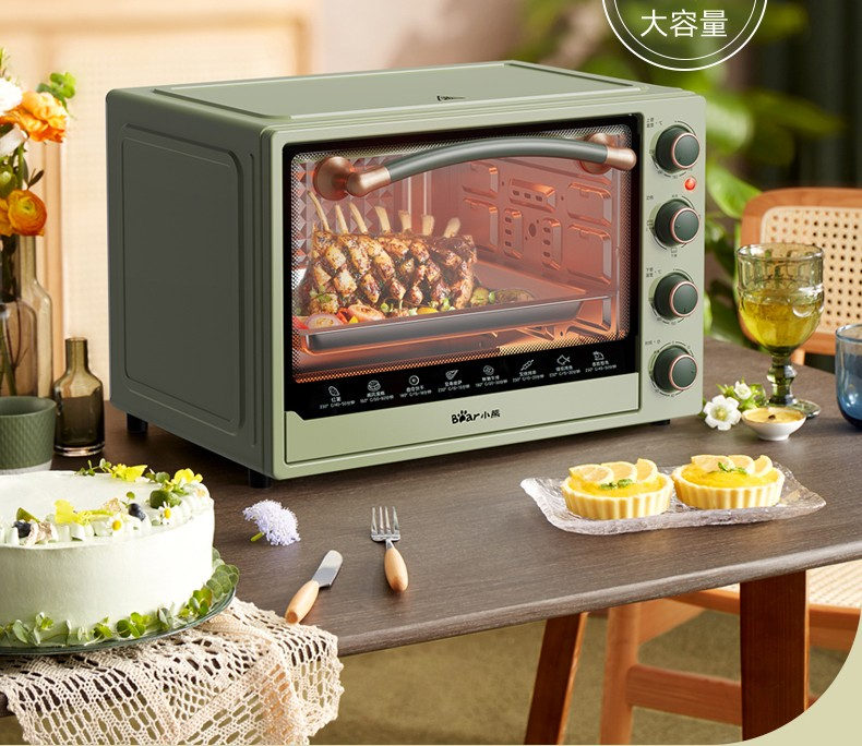 小熊(bear)电烤箱家用多功能大容量40l专业烘焙广域调温上下独立控温