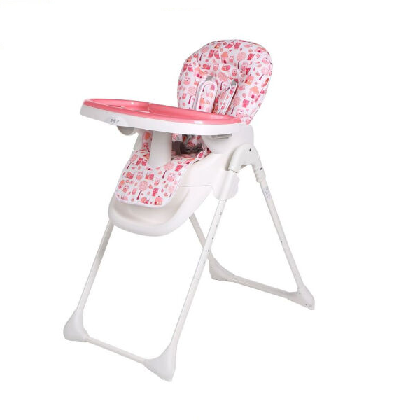 好孩子gb婴幼儿便携式餐椅可折叠儿童餐椅 粉色梦幻森林 y6800-h002r