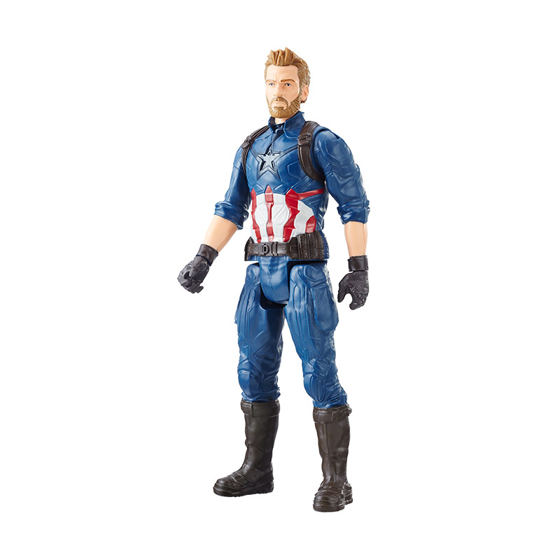漫威 复仇者联盟3电影人物公仔复联3 美国队长公仔 手办人偶 男孩玩具