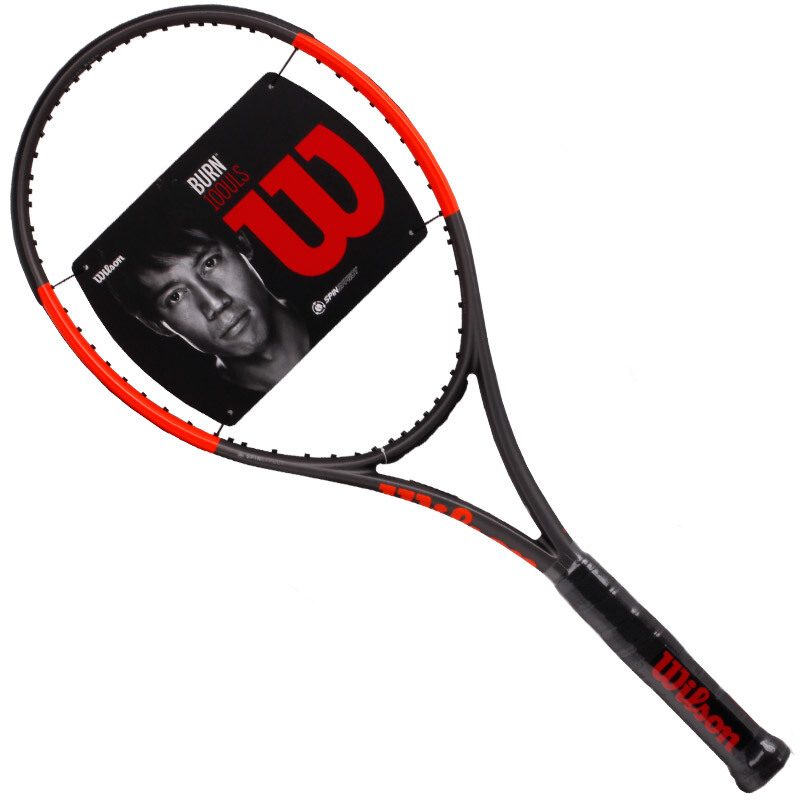威尔胜(wilson)网球拍单人全碳素网球拍锦织圭burn wrt7348(300克)