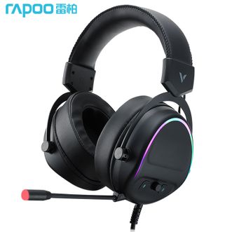 雷柏（Rapoo） 头戴式电脑游戏电竞耳机 高清语音麦克风虚拟7.1声道 VH650