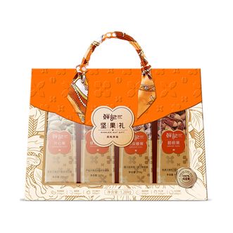 鲜记/xianjee  凤鸣祥瑞1.28kg过年礼品坚果