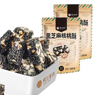 楼兰蜜语  黑芝麻核桃酥 250gx2袋