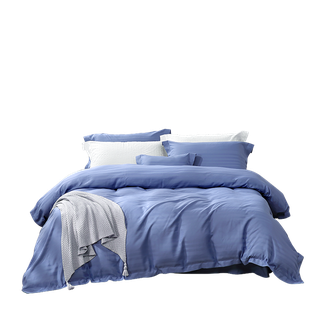 富安娜/Fuanna  家纺 床单四件套 磨毛提花套件 莱尔特 被套203*229cm 经典花色经久不衰 床单枕套被罩