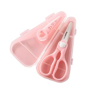 拜格 宝宝陶瓷辅食剪 婴儿专用食品级刀具带便携收纳盒