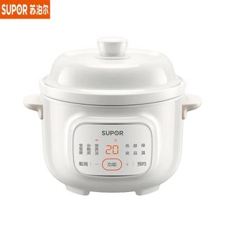 苏泊尔（SUPOR）  迷你电炖锅DG15YC85 煮粥煲汤锅白瓷1.5升小容量智能文火慢炖熬粥燕窝炖盅bb煲宝宝粥辅食锅