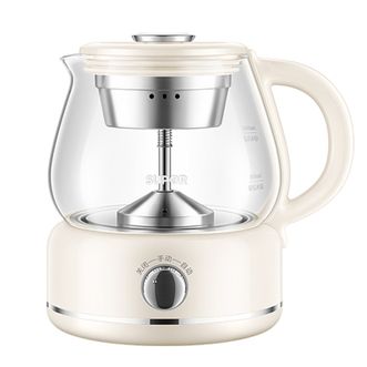 苏泊尔（SUPOR）  蒸汽喷淋煮茶器煮茶壶泡茶烧水壶养生壶恒温电热水壶办公家用迷你304不锈钢蒸茶器SW-10C09