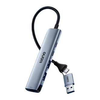 绿巨能  USB3.0二合一五口HUB/集线器LCA1004G