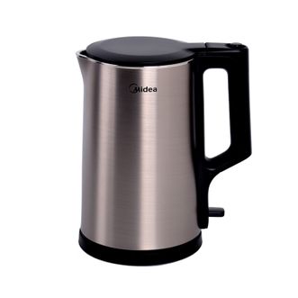 美的/Midea  电热水壶家用1.7L烧水壶双钢防烫防干烧热水壶316不锈钢内胆电水壶