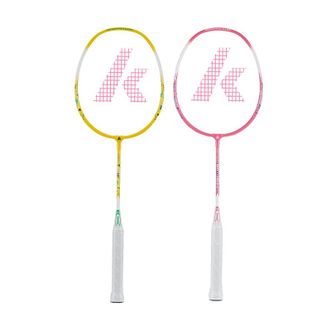 川崎 KAWASAKI 605 小学生儿童羽毛球拍对拍耐用型专业训练铁铝复合双拍（已穿线）