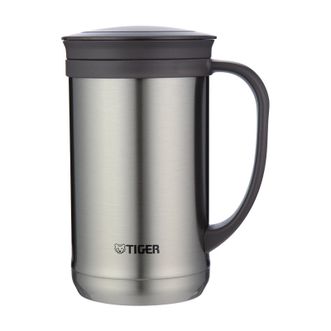 虎牌/Tiger  不锈钢泡茶杯真空茶滤网杯男女时尚办公杯 CWM-A050 500ml 不锈钢色XC