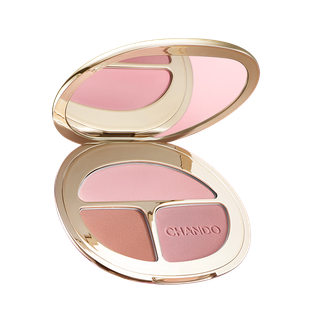 自然堂/Chando  三色元气腮红盘 01豆沙粉8.5g